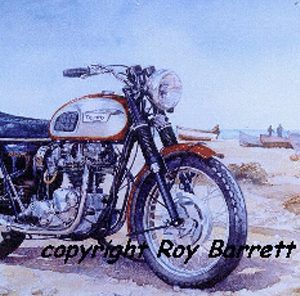 Art of Motoring by Roy Barrett - bonnie days print