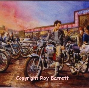 Art of Motoring by Roy Barrett -ace cafe print