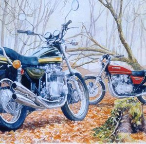 Art of Motoring by Roy Barrett - autumn print