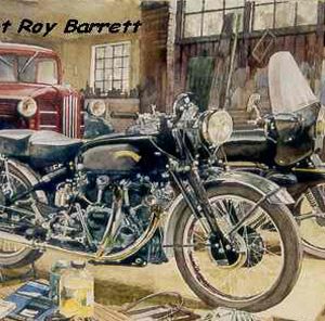 Art of Motoring by Roy Barrett - black magic print