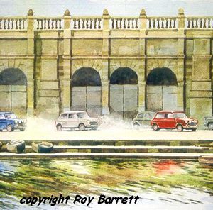 Art of Motoring by Roy Barrett - getting away with it print
