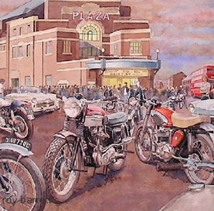 Art of Motoring by Roy Barrett - good times roll print
