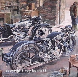 Art of Motoring by Roy Barrett - Old Friends print