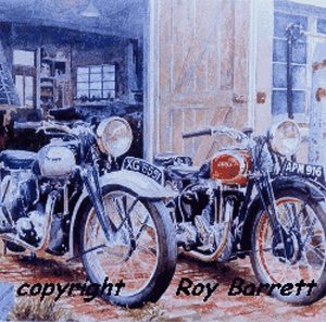 Art of Motoring by Roy Barrett - past times print